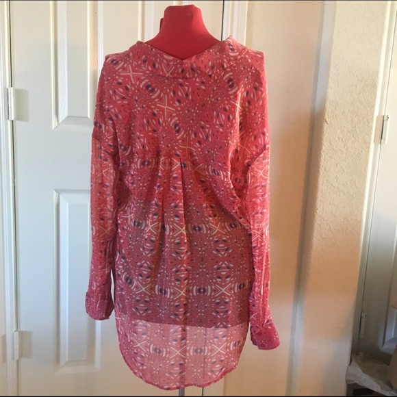 Free People Sheer Long Sleeve Top - Picture 2 of 4